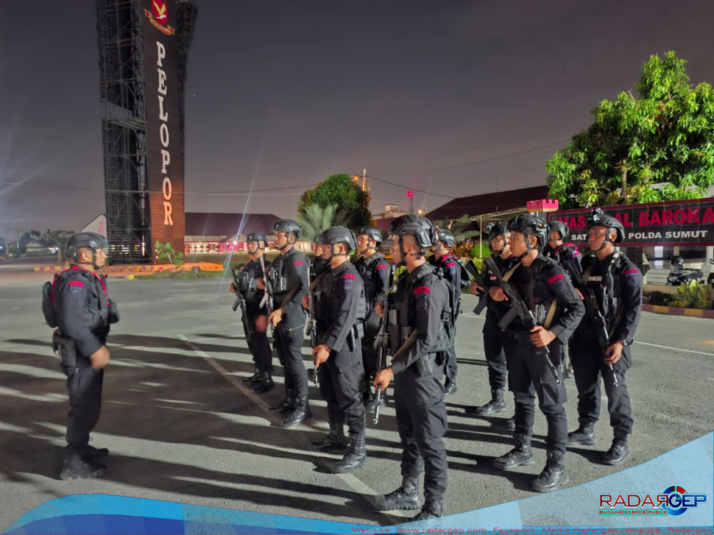 Brimob Sumut Gelar Patroli Skala Besar di Medan, Warga Rasakan Aman dan Nyaman